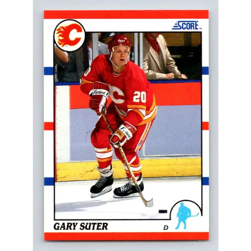1990-91 Score #88 Gary Suter NM-MT Calgary Flames Hockey Card - Hockey Card Single