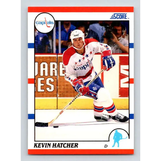 1990-91 Score #90 Kevin Hatcher NM-MT Washington Capitals Hockey Card