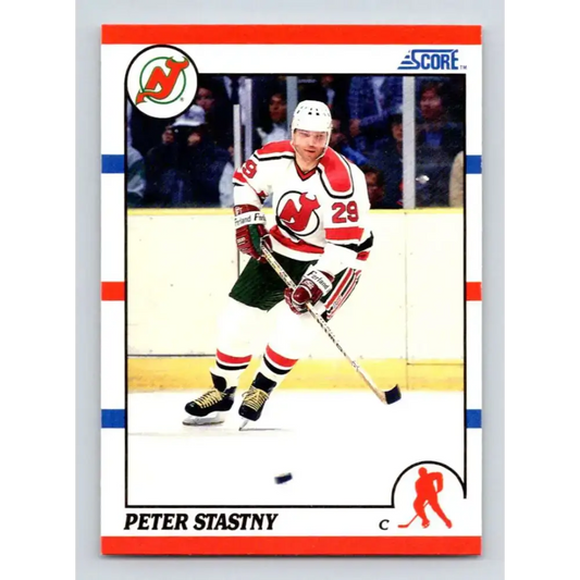 1990-91 Score #96 Peter Stastny NM-MT New Jersey Devils Hockey Card
