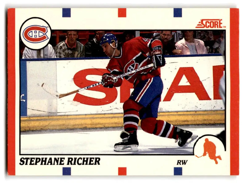 1990-91 Score American #75 Stephane Richer - Hockey Card Single