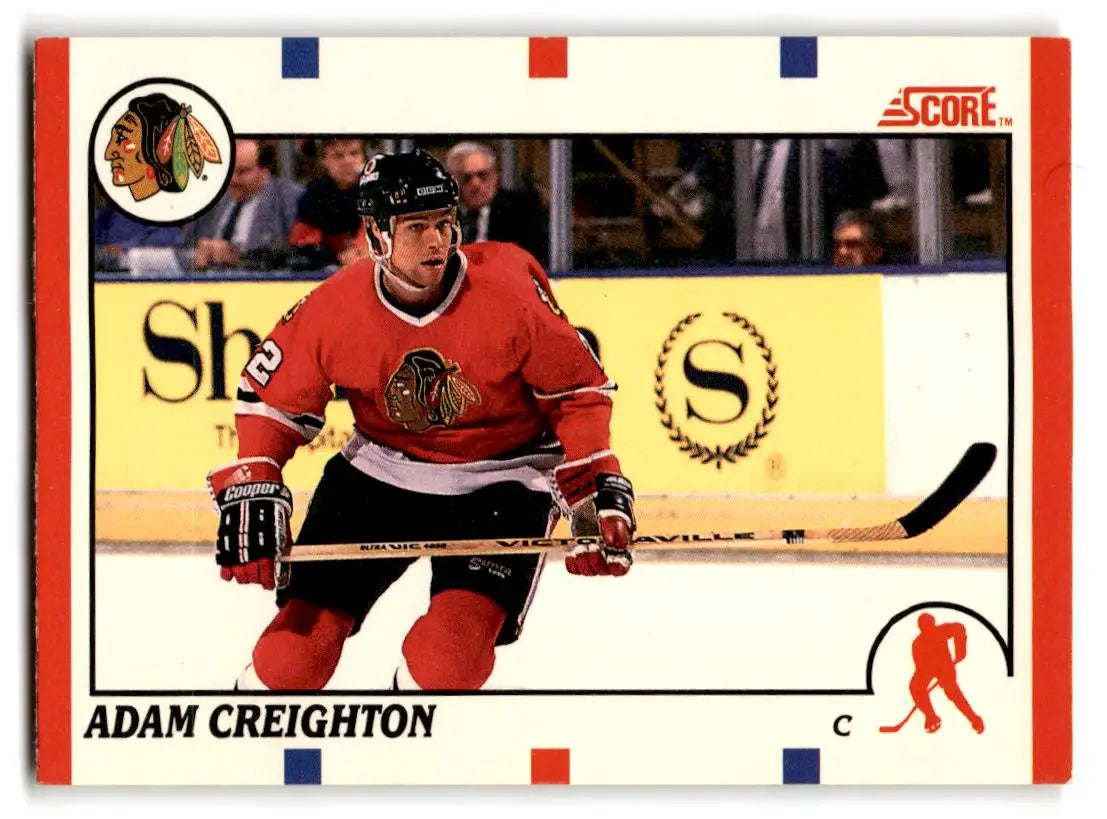 1990-91 Score American #82 Adam Creighton - Hockey Card Single