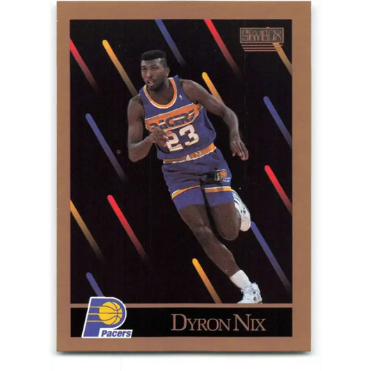 1990-91 SkyBox #118b Dyron Nix COR/ EX Excellent SP Indiana Pacers Basketball Card