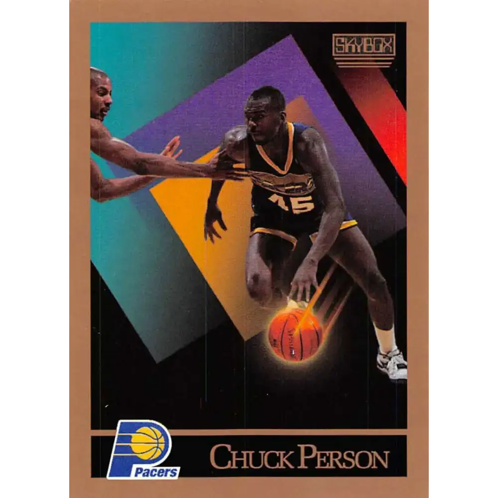 1990-91 SkyBox #119 Chuck Person EX Excellent Indiana Pacers Basketball Card - Basketball Card Single