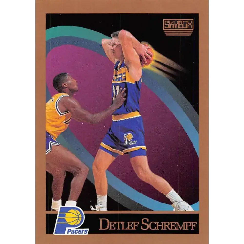 1990-91 SkyBox #121 Detlef Schrempf EX Excellent Indiana Pacers Basketball Card