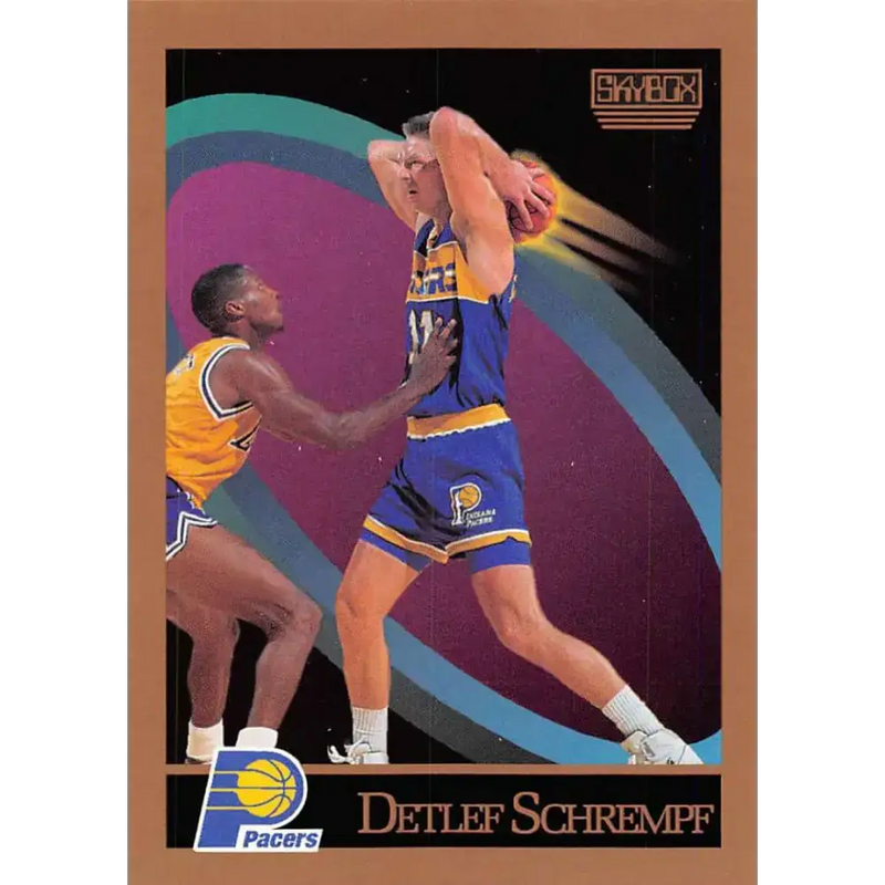 1990-91 SkyBox #121 Detlef Schrempf EX Excellent Indiana Pacers Basketball Card