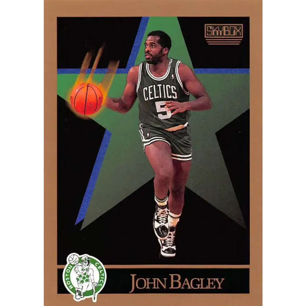1990-91 SkyBox #13 John Bagley EX Excellent Boston Celtics Basketball Card - Basketball Card Single