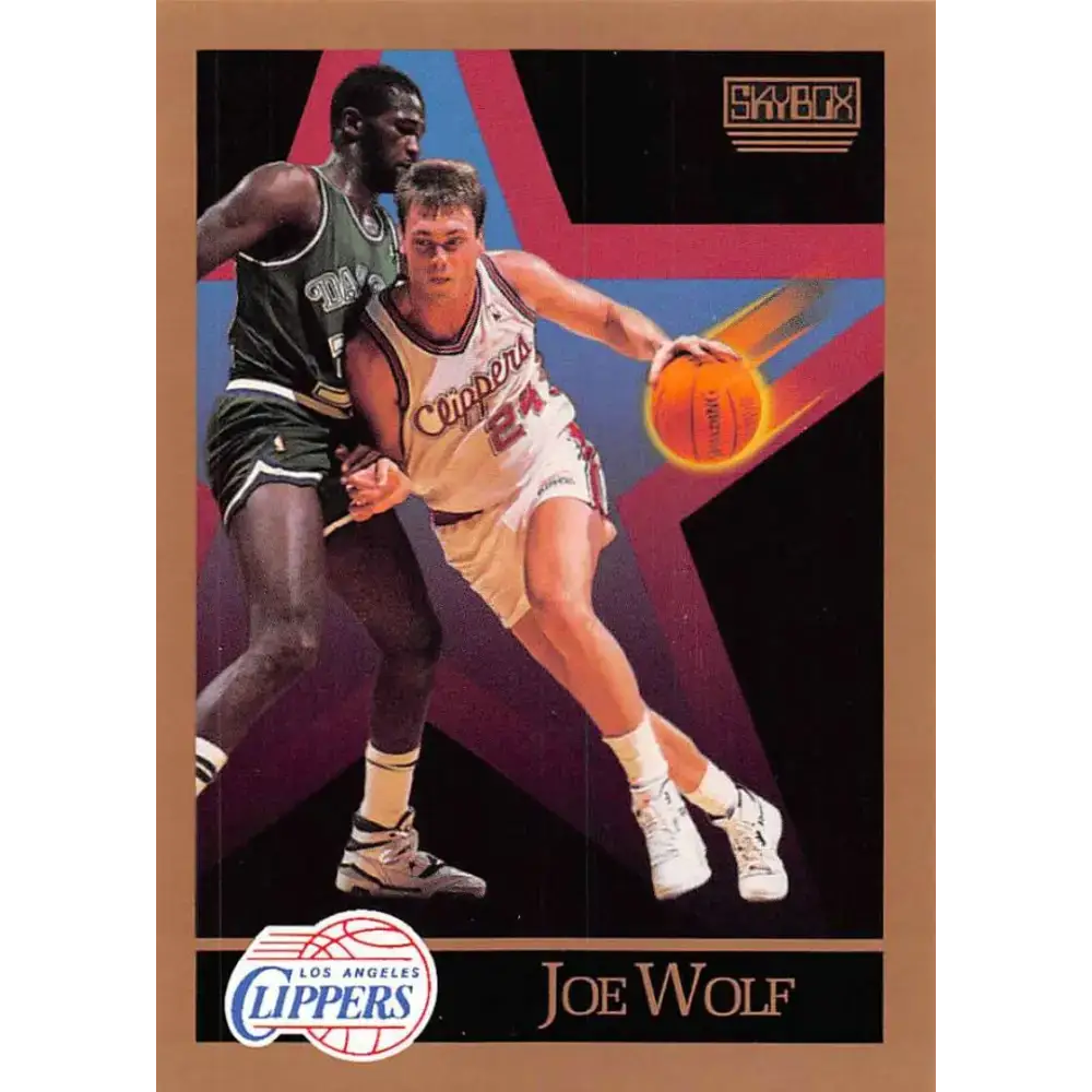 1990-91 SkyBox #133 Joe Wolf EX Excellent SP Los Angeles Clippers Basketball Card - Basketball Card Single