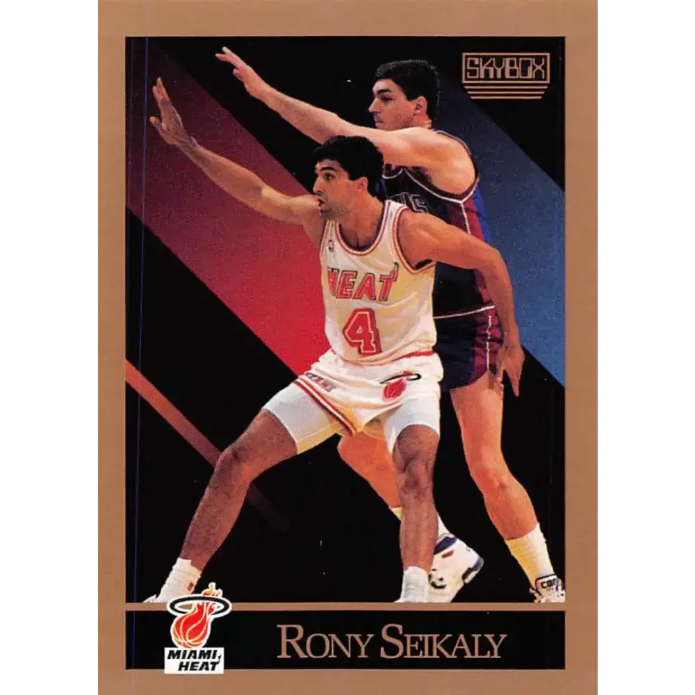 1990-91 SkyBox #151 Rony Seikaly EX Excellent Miami Heat Basketball Card - Basketball Card Single