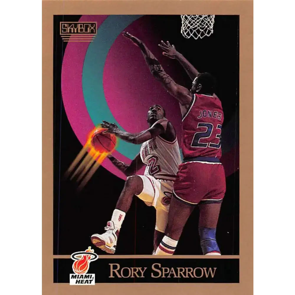 1990-91 SkyBox #152 Rory Sparrow EX Excellent SP Miami Heat Basketball Card - Basketball Card Single
