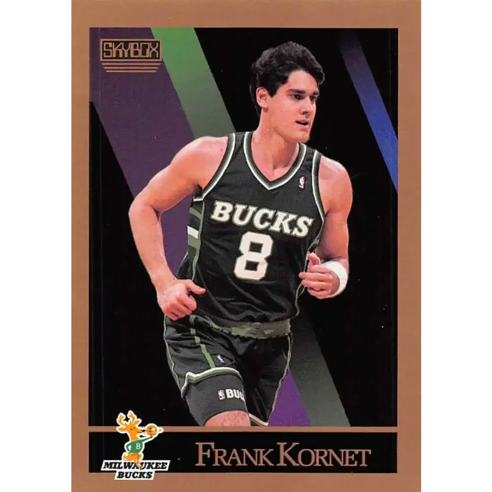 1990-91 SkyBox #159 Frank Kornet EX Excellent Milwaukee Bucks Basketball Card - Basketball Card Single