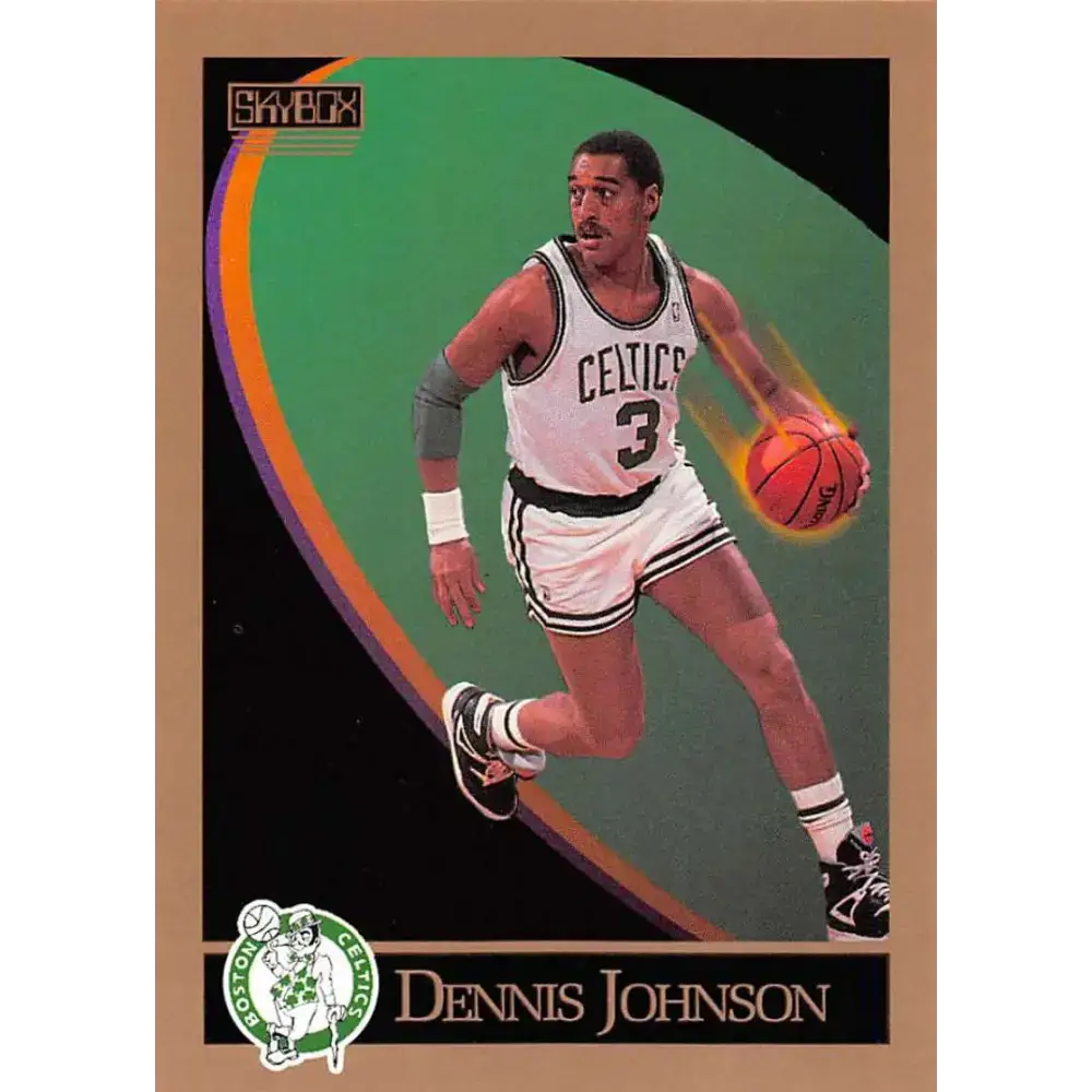 1990-91 SkyBox #16 Dennis Johnson EX Excellent SP Boston Celtics Basketball Card - Basketball Card Single