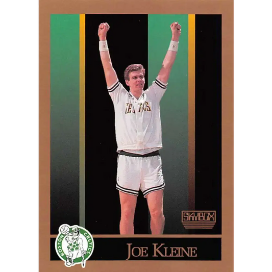 1990-91 SkyBox #17 Joe Kleine EX Excellent Boston Celtics Basketball Card