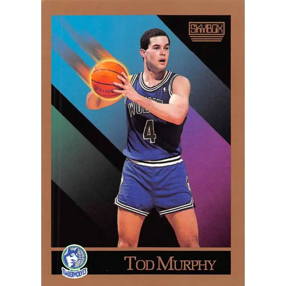 1990-91 SkyBox #172 Tod Murphy EX Excellent Minnesota Timberwolves Basketball Card - Basketball Card Single