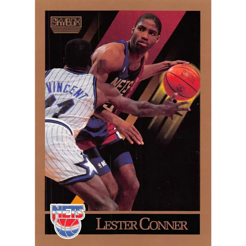 1990-91 SkyBox #178 Lester Conner EX Excellent New Jersey Nets Basketball Card - Basketball Card Single