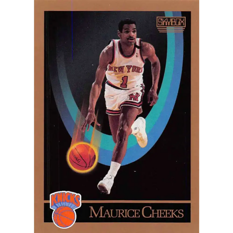 1990-91 SkyBox #186 Maurice Cheeks EX Excellent New York Knicks Basketball Card - Basketball Card Single