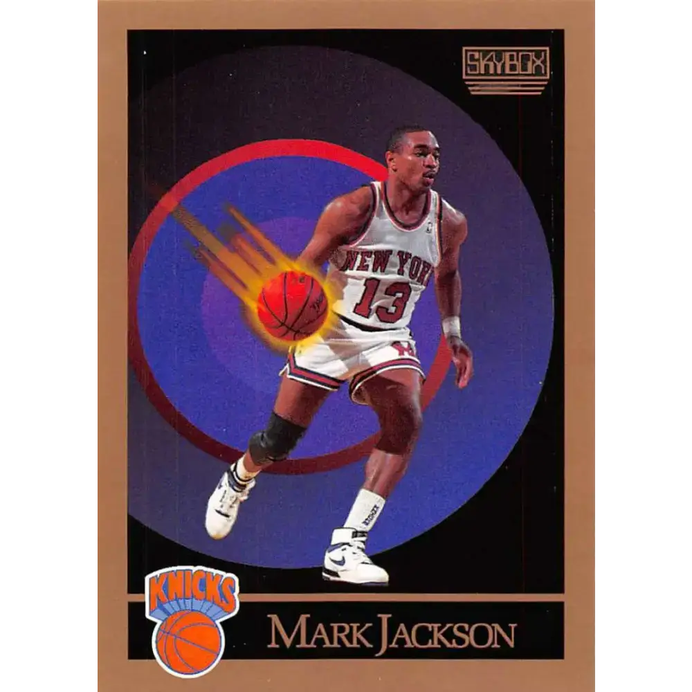 1990-91 SkyBox #189 Mark Jackson EX Excellent New York Knicks Basketball Card - Basketball Card Single