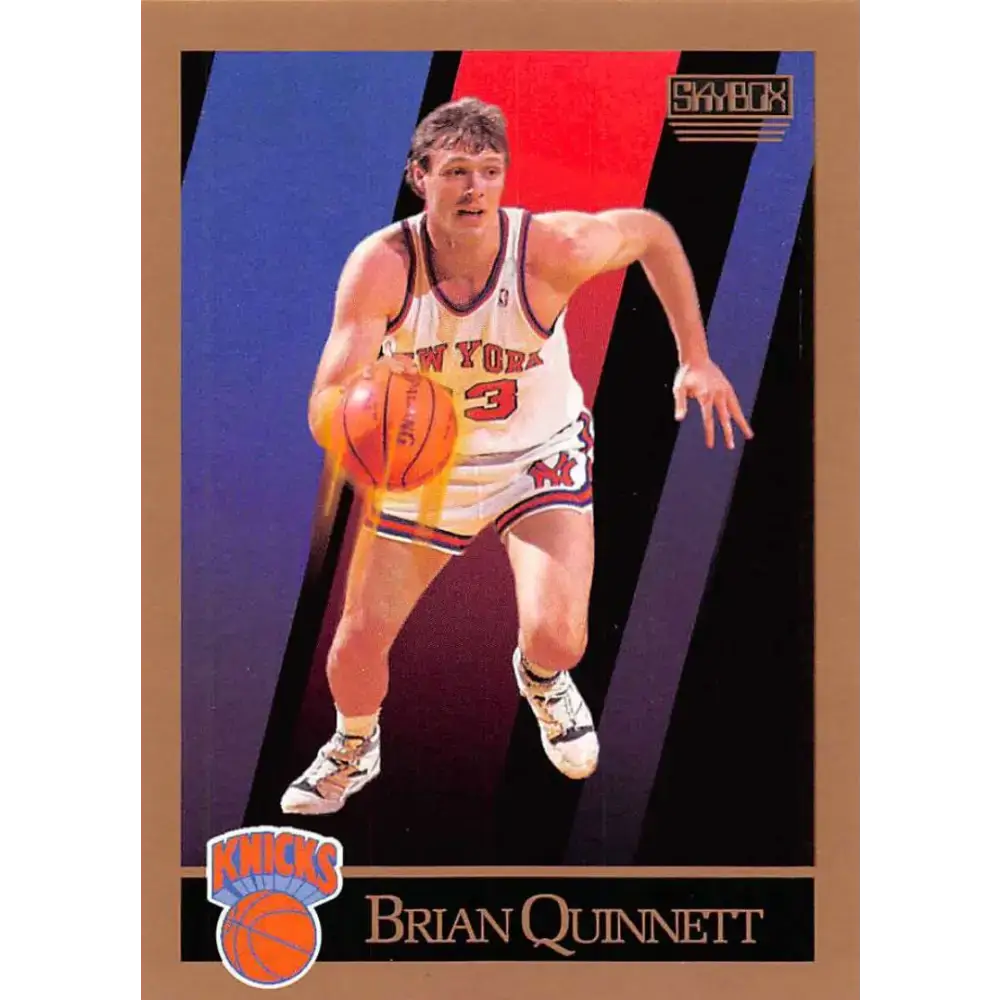 1990-91 SkyBox #192 Brian Quinnett EX Excellent New York Knicks Basketball Card - Basketball Card Single