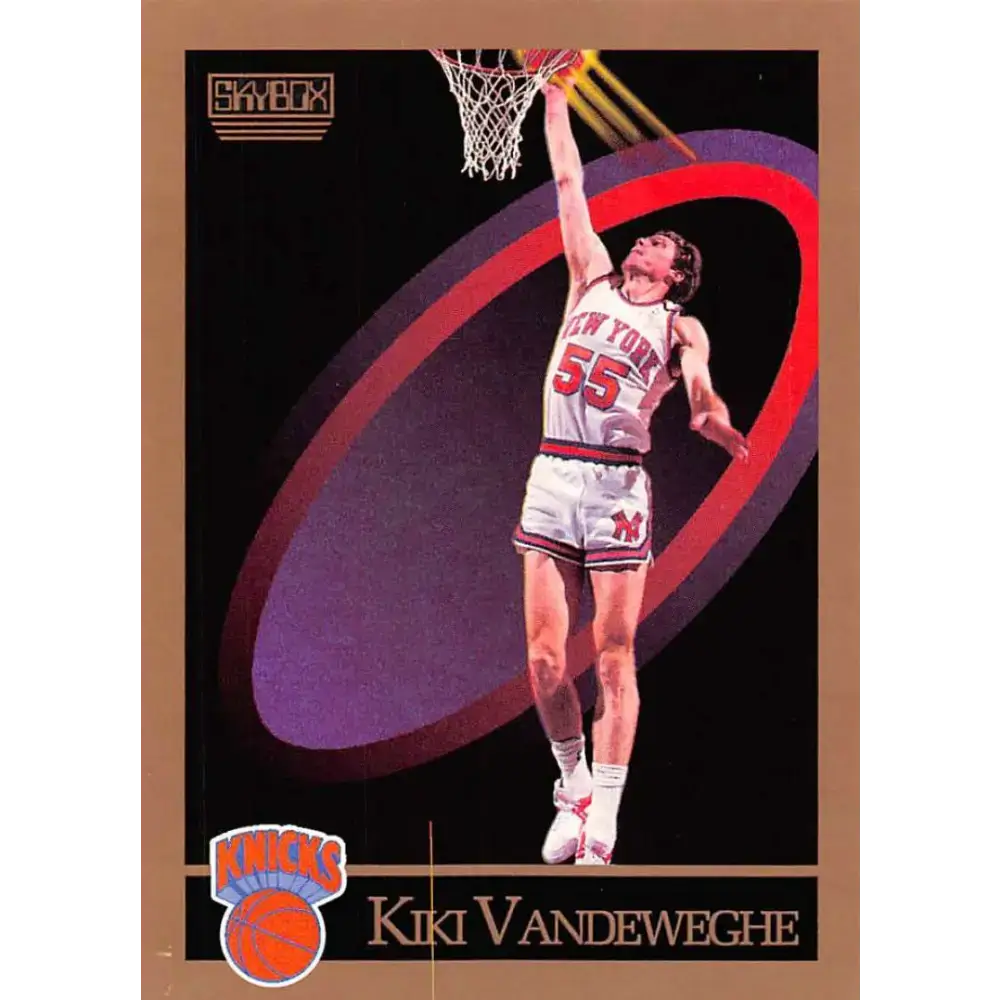 1990-91 SkyBox #194 Kiki Vandeweghe EX Excellent New York Knicks Basketball Card - Basketball Card Single