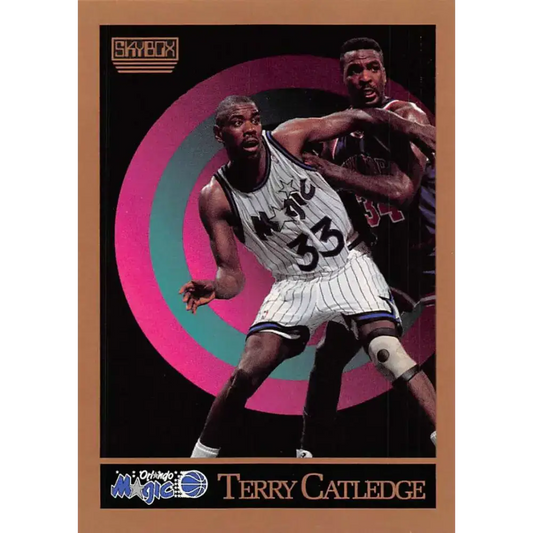 1990-91 SkyBox #201 Terry Catledge EX Excellent Orlando Magic Basketball Card - Basketball Card Single