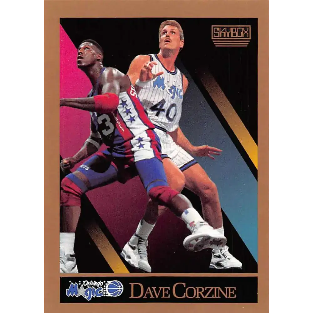1990-91 SkyBox #202 Dave Corzine EX Excellent SP Orlando Magic Basketball Card - Basketball Card Single