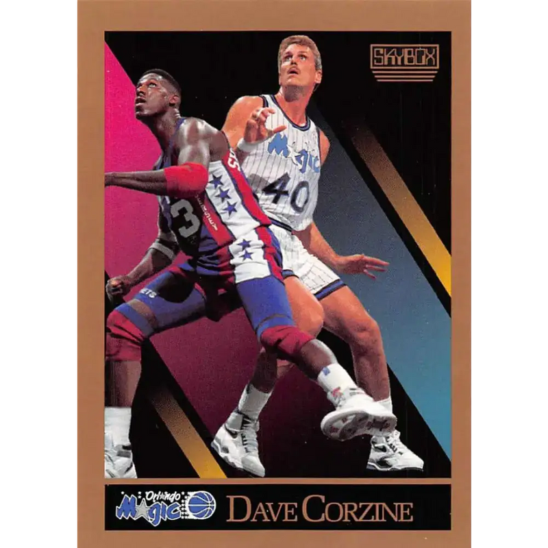 1990-91 SkyBox #202 Dave Corzine EX Excellent SP Orlando Magic Basketball Card - Basketball Card Single