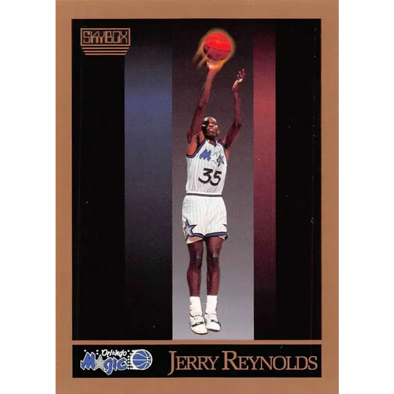 1990-91 SkyBox #204 Jerry Reynolds EX Excellent Orlando Magic Basketball Card - Basketball Card Single