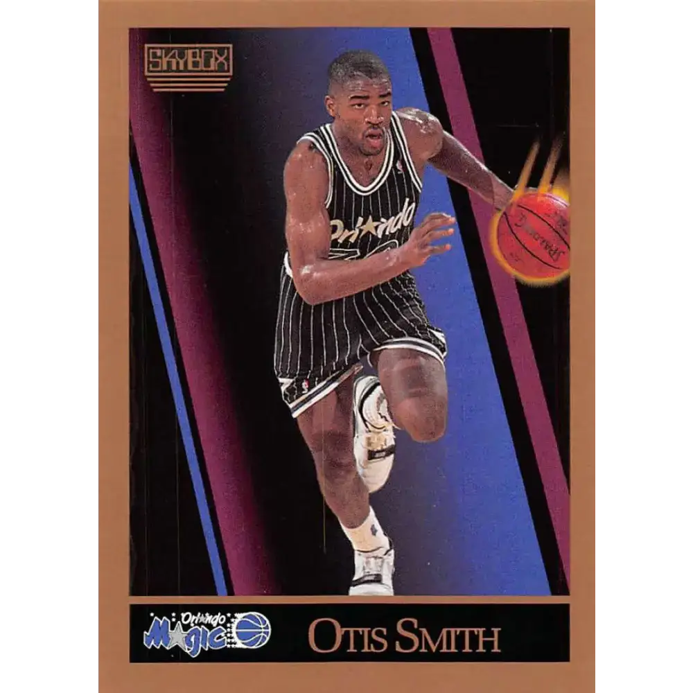 1990-91 SkyBox #206 Otis Smith EX Excellent Orlando Magic Basketball Card - Basketball Card Single