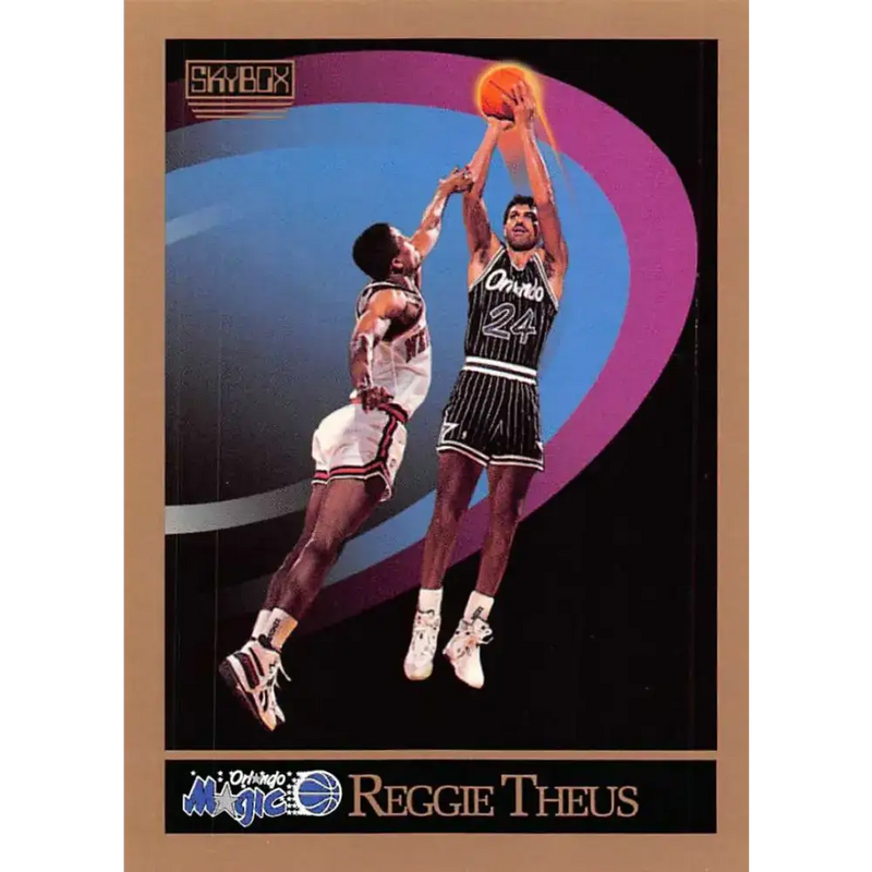 1990-91 SkyBox #207 Reggie Theus EX Excellent SP Orlando Magic Basketball Card - Basketball Card Single