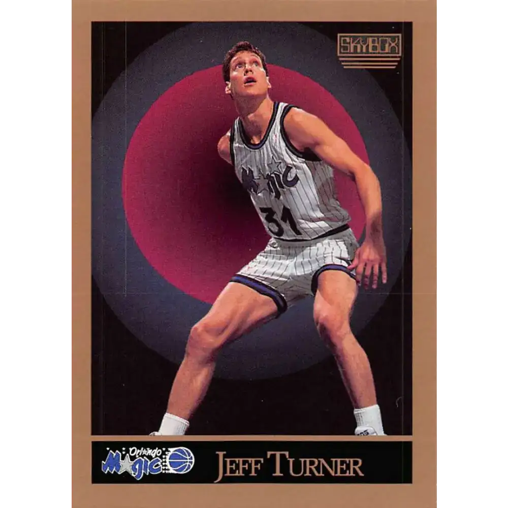 1990-91 SkyBox #208 Jeff Turner EX Excellent Orlando Magic Basketball Card - Basketball Card Single