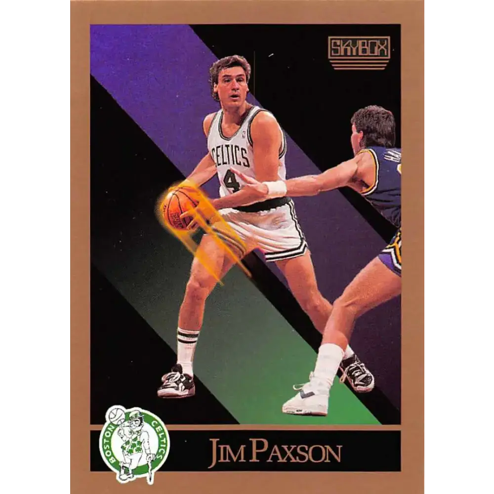 1990-91 SkyBox #21 Jim Paxson EX Excellent SP Boston Celtics Basketball Card