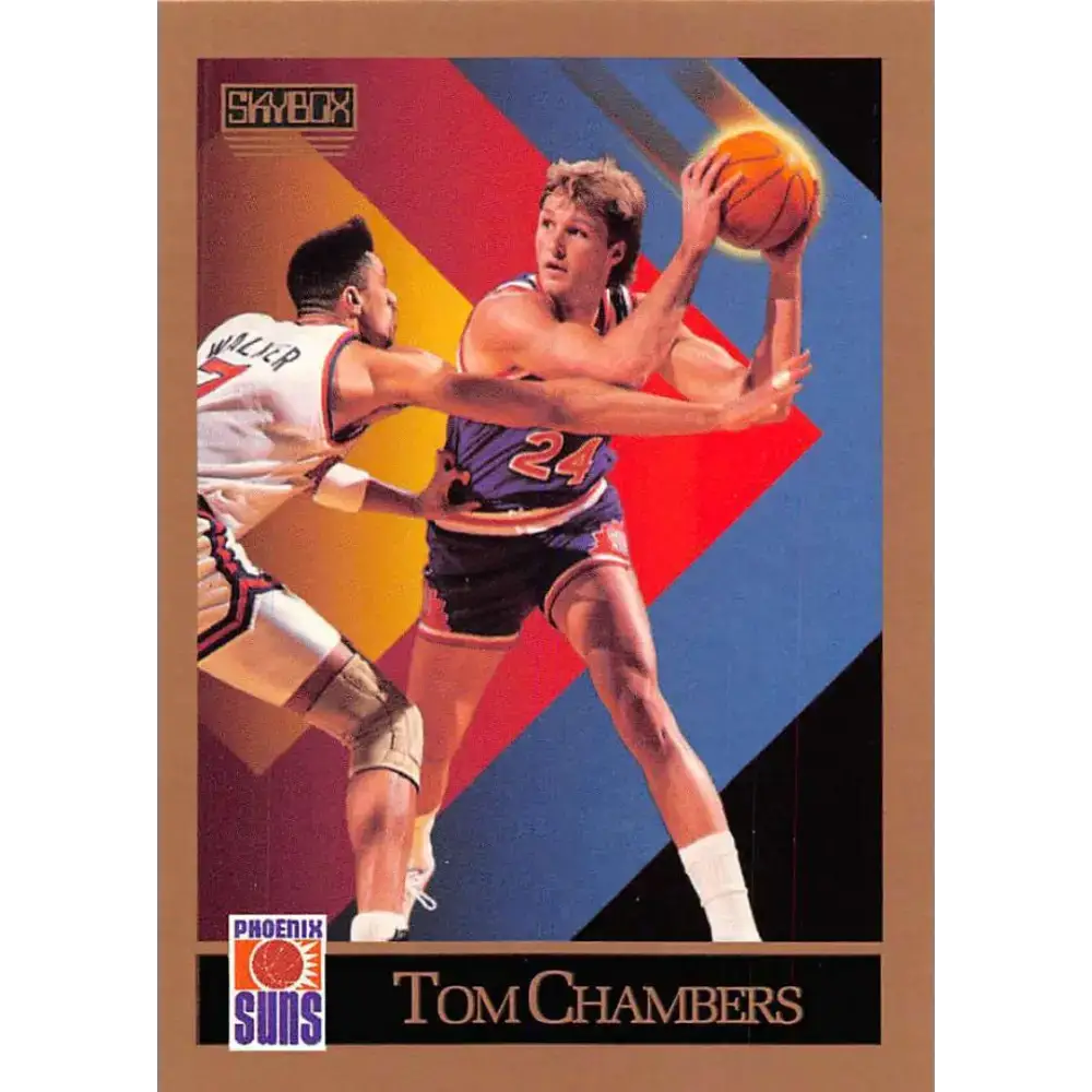 1990-91 SkyBox #220 Tom Chambers EX Excellent Phoenix Suns Basketball Card - Basketball Card Single