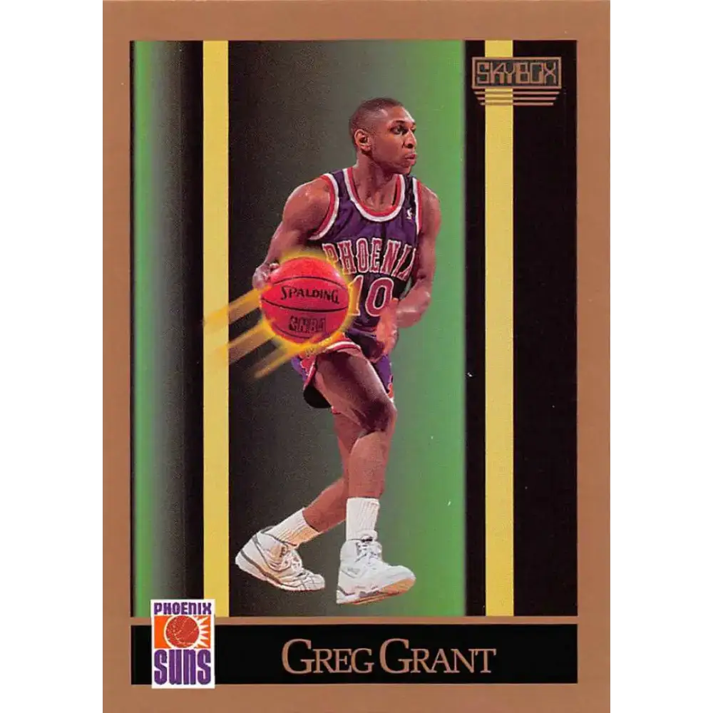 1990-91 SkyBox #221 Greg Grant EX Excellent RC Rookie SP Phoenix Suns Basketball Card - Basketball Card Single
