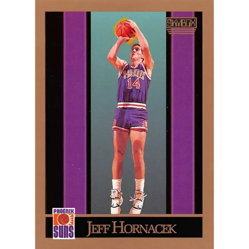1990-91 SkyBox #222 Jeff Hornacek EX Excellent Phoenix Suns Basketball Card - Basketball Card Single