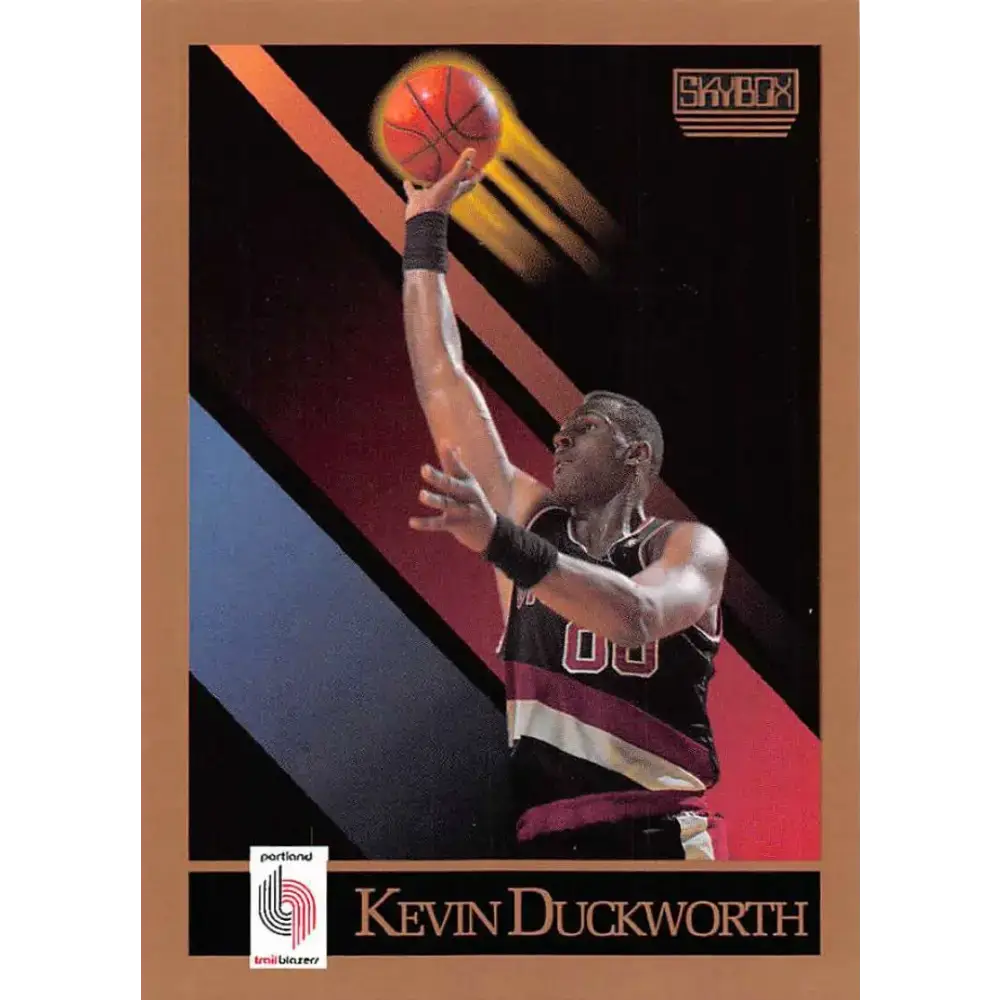 1990-91 SkyBox #234 Kevin Duckworth EX Excellent Portland Trail Blazers Basketball Card - Basketball Card Single