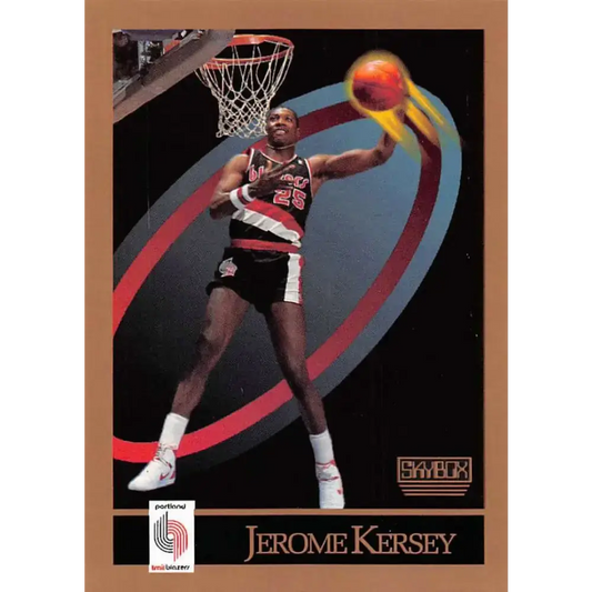 1990-91 SkyBox #236 Jerome Kersey EX Excellent Portland Trail Blazers Basketball Card
