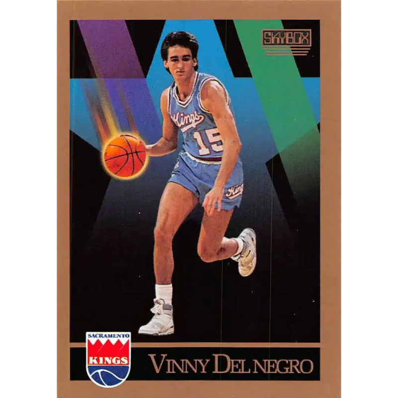 1990-91 SkyBox #245 Vinny Del Negro EX Excellent SP Sacramento Kings Basketball Card - Basketball Card Single