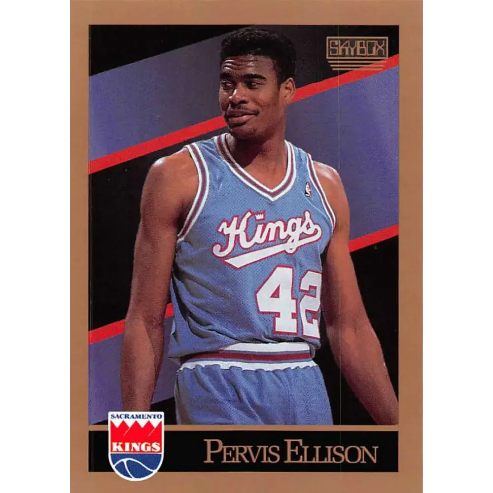1990-91 SkyBox #246 Pervis Ellison EX Excellent RC Rookie SP Sacramento Kings Basketball Card - Basketball Card Single