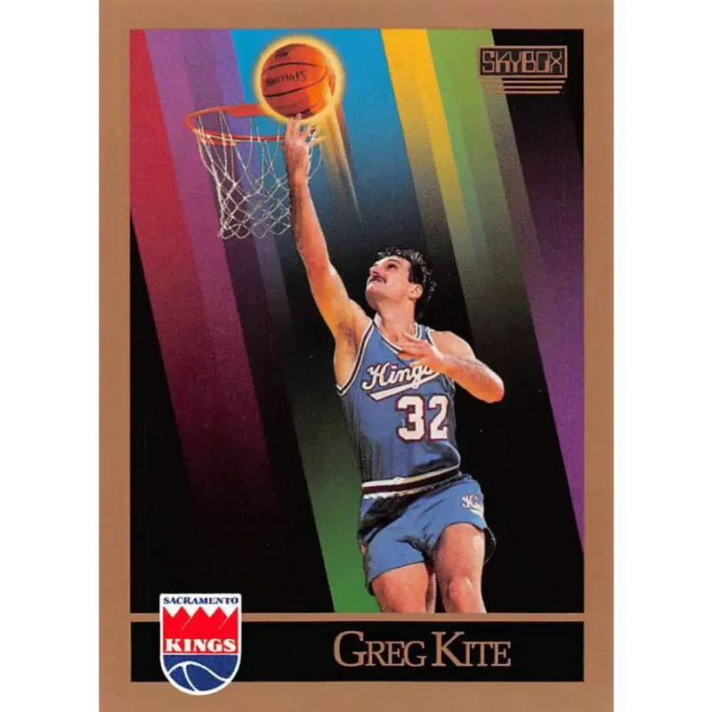 1990-91 SkyBox #247 Greg Kite EX Excellent SP Sacramento Kings Basketball Card - Basketball Card Single