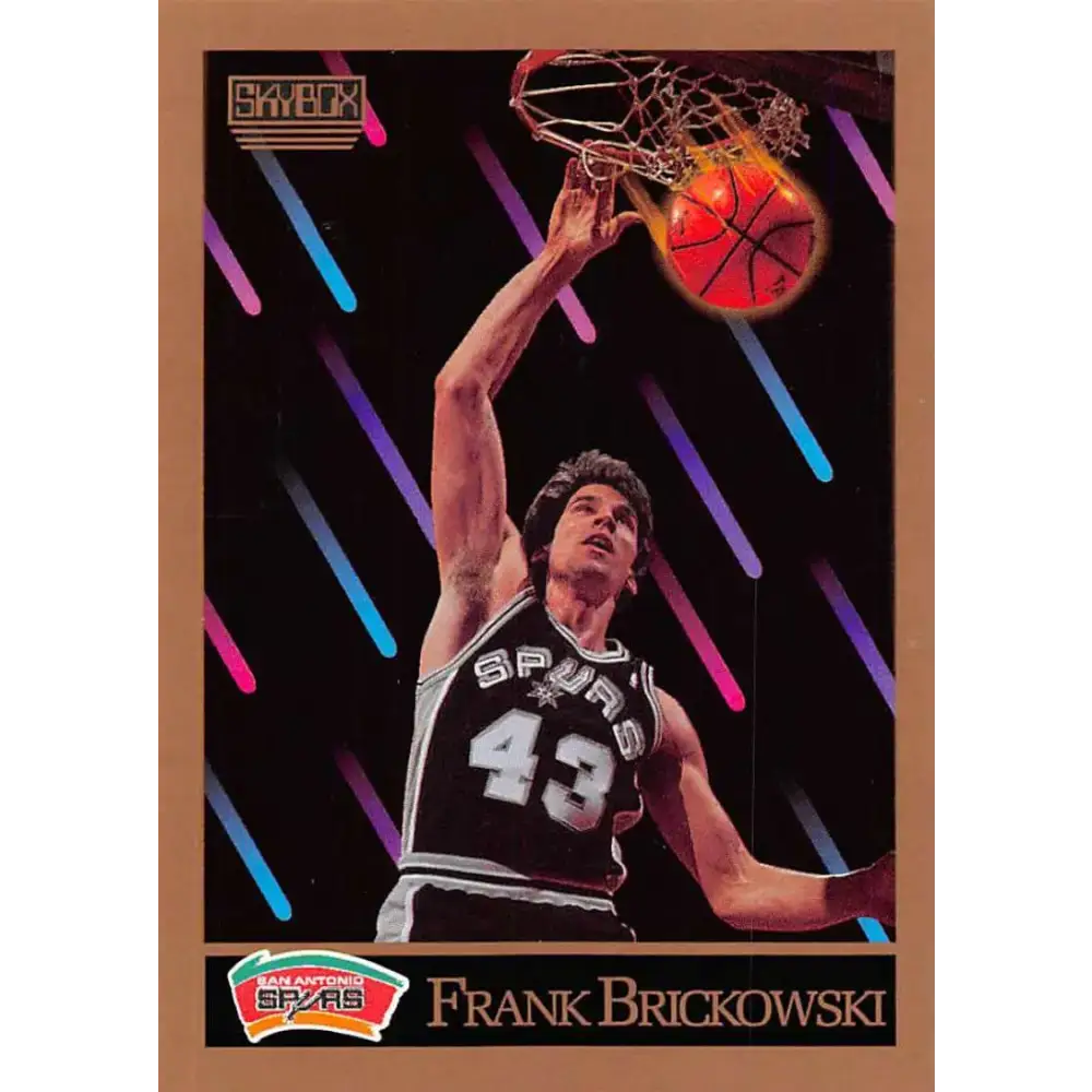 1990-91 SkyBox #254 Frank Brickowski EX Excellent SP San Antonio Spurs Basketball Card - Basketball Card Single
