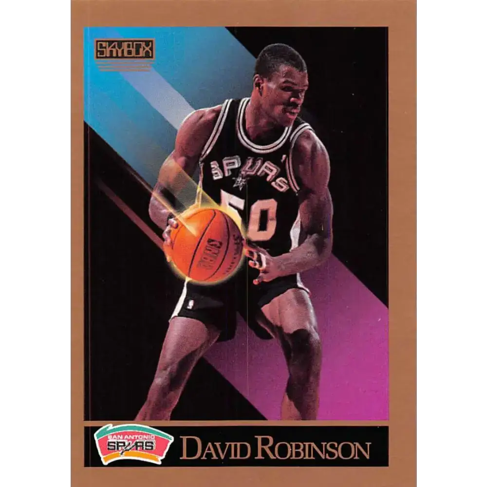 1990-91 SkyBox #260 David Robinson EX Excellent San Antonio Spurs Basketball Card - Basketball Card Single