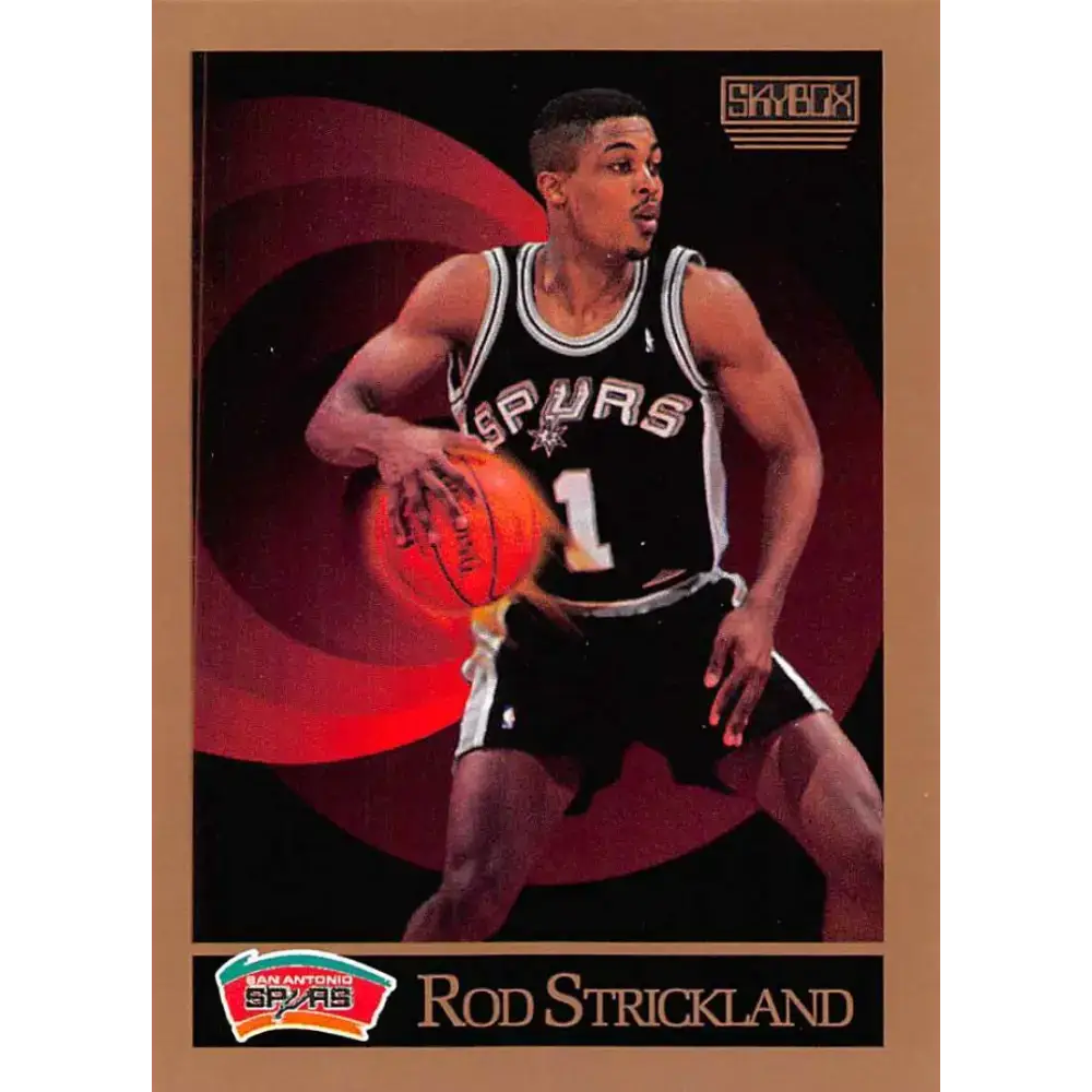 1990-91 SkyBox #261 Rod Strickland EX Excellent San Antonio Spurs Basketball Card - Basketball Card Single
