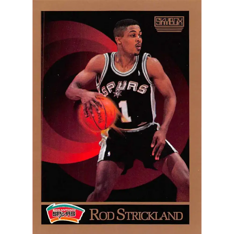 1990-91 SkyBox #261 Rod Strickland EX Excellent San Antonio Spurs Basketball Card - Basketball Card Single