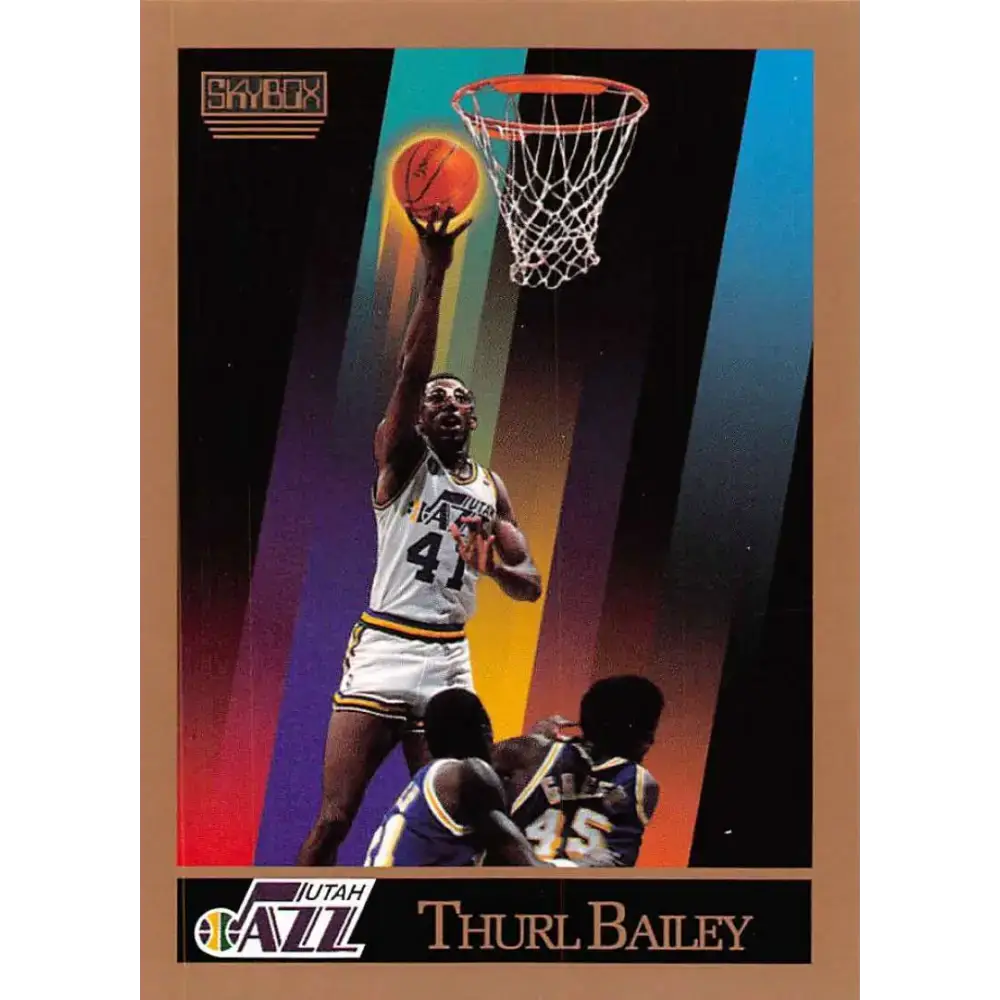 1990-91 SkyBox #274 Thurl Bailey EX Excellent Utah Jazz Basketball Card - Basketball Card Single
