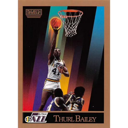 1990-91 SkyBox #274 Thurl Bailey EX Excellent Utah Jazz Basketball Card