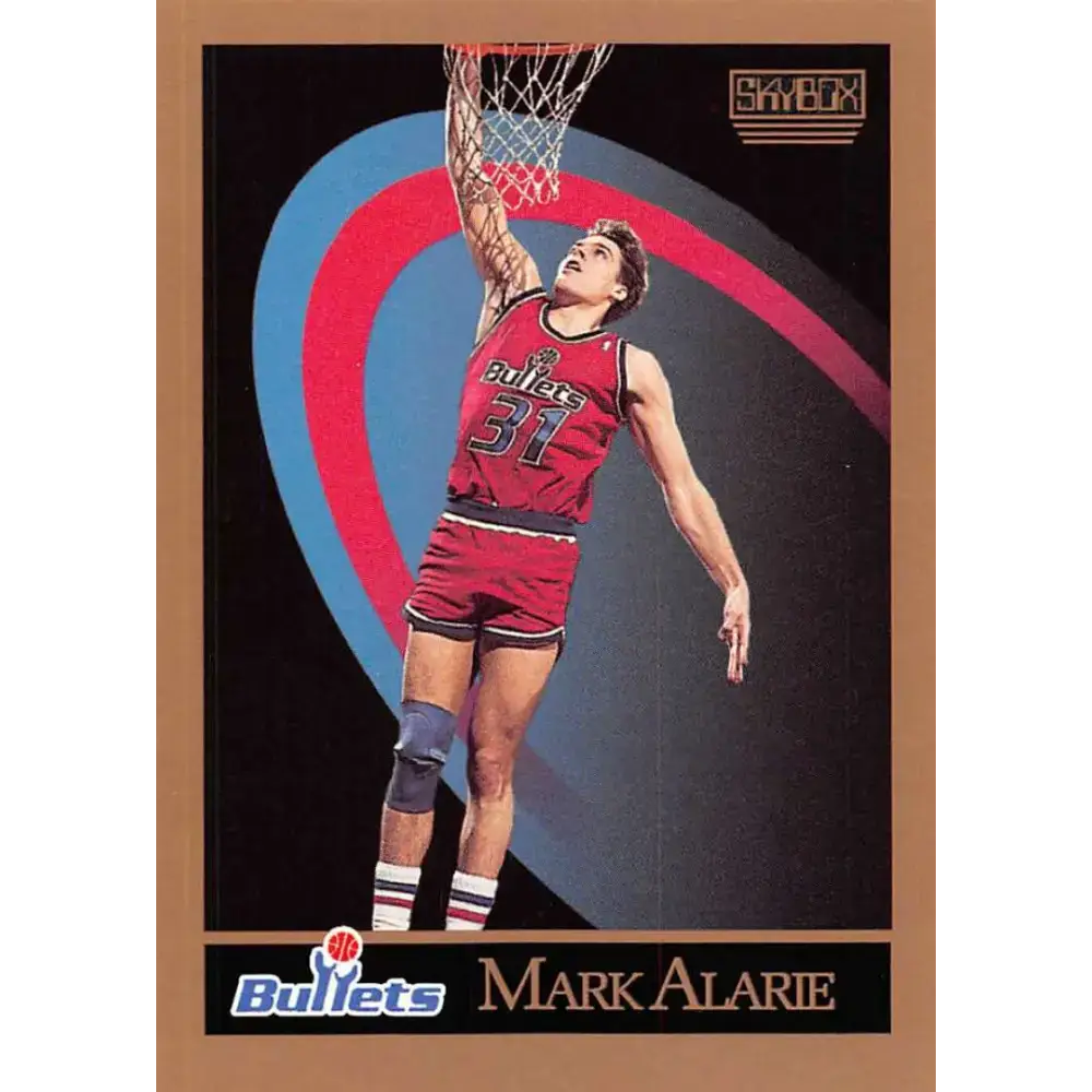 1990-91 SkyBox #285 Mark Alarie EX Excellent Washington Bullets Basketball Card - Basketball Card Single