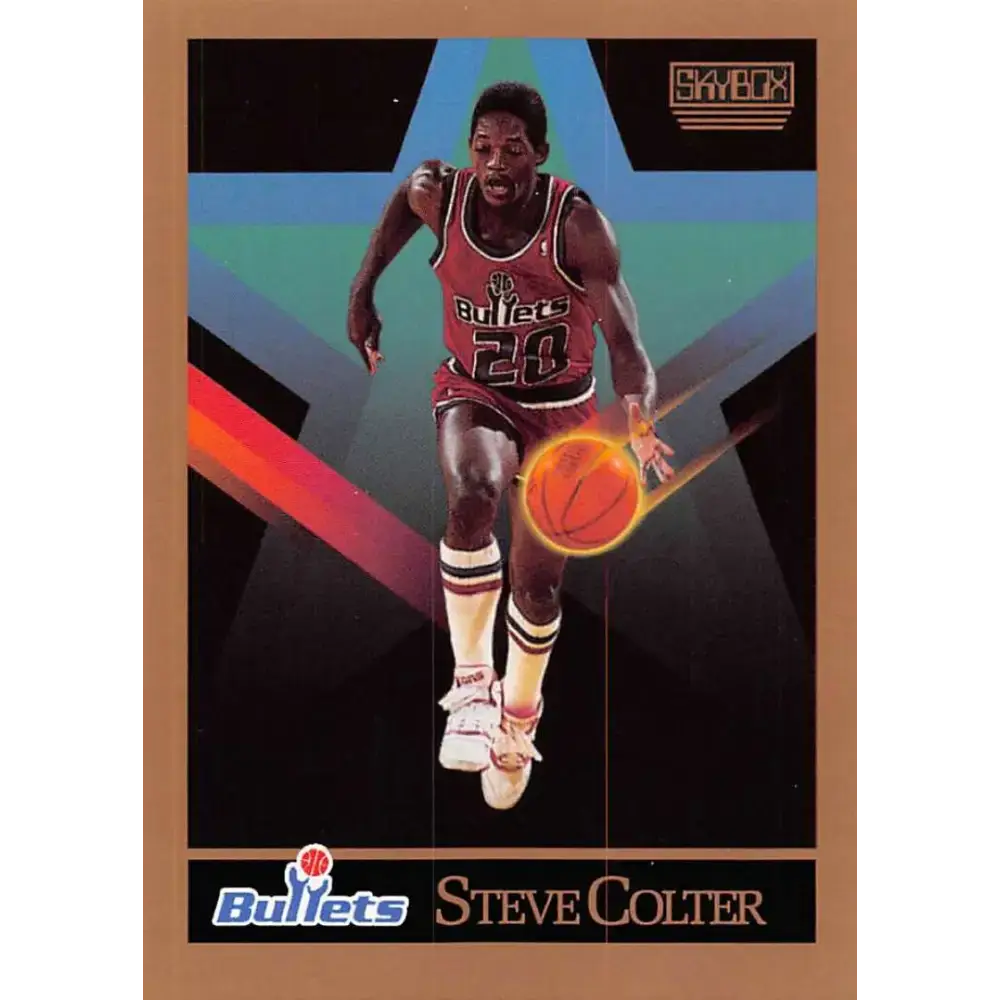 1990-91 SkyBox #286 Steve Colter EX Excellent SP Washington Bullets Basketball Card - Basketball Card Single