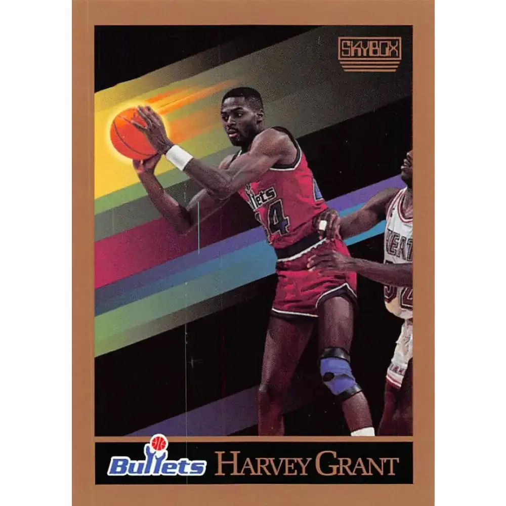 1990-91 SkyBox #288 Harvey Grant EX Excellent Washington Bullets Basketball Card - Basketball Card Single