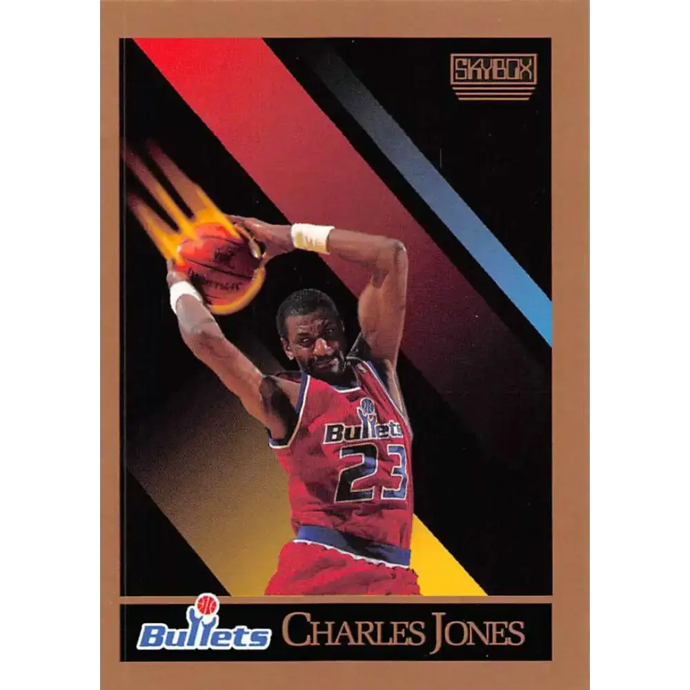 1990-91 SkyBox #290 Charles Jones EX Excellent Washington Bullets Basketball Card - Basketball Card Single