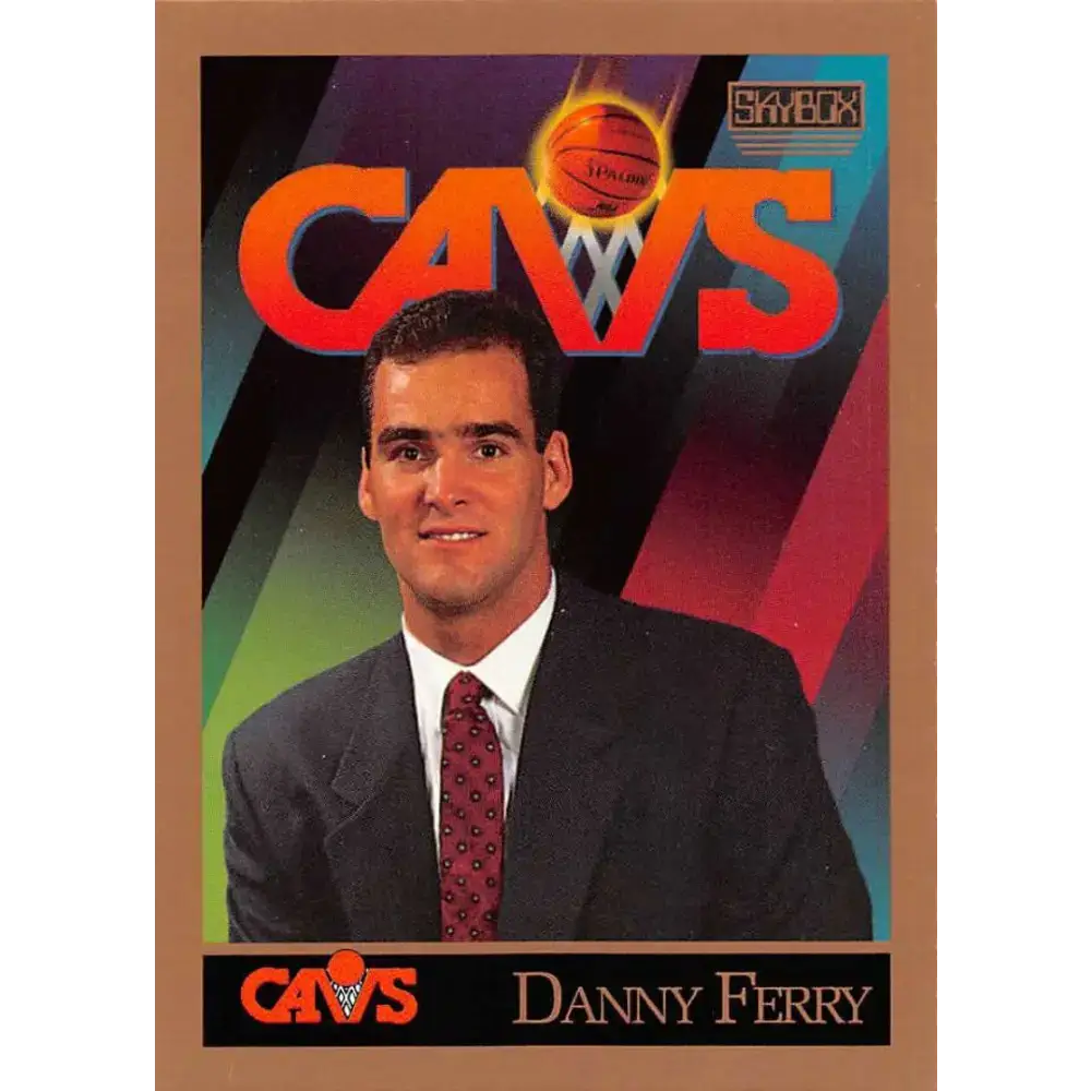 1990-91 SkyBox #300 Danny Ferry EX Excellent RC Rookie SP Cleveland Cavaliers Basketball Card - Basketball Card Single
