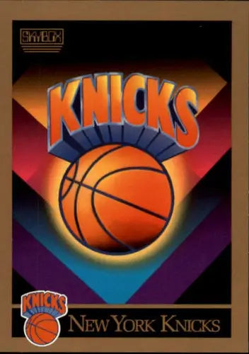 1990-91 SkyBox #345 New York Knicks NM-MT Knicks TC ID:3812 - Basketball Card Single